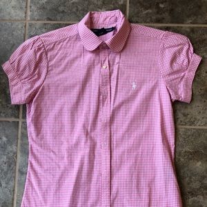 Pink Gingham Blouse